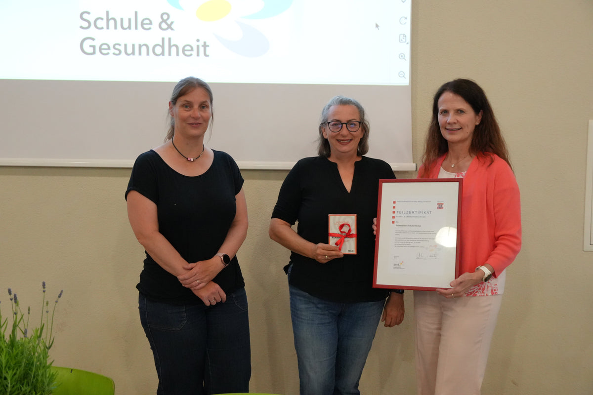 Ernst-Göbel-Schule erhält Zertifikat für gelungene Sucht- und Gewaltprävention