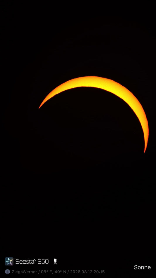 Die Astro-AG der EGS bestaunt die Sonnenfinsternis